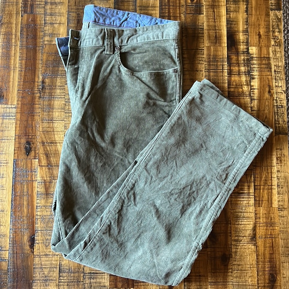 Mens LL Bean Corduroy Pants